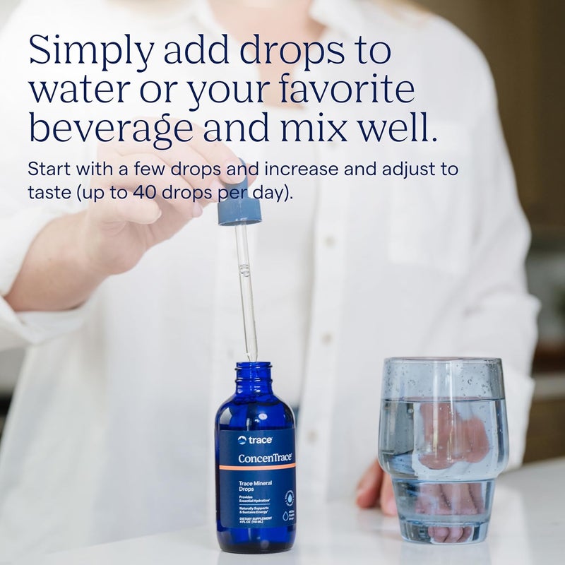 Trace Minerals Research Trace Minerals ConcenTrace Trace Mineral Drops - 4 Ounce Glass Bottle - Image 4